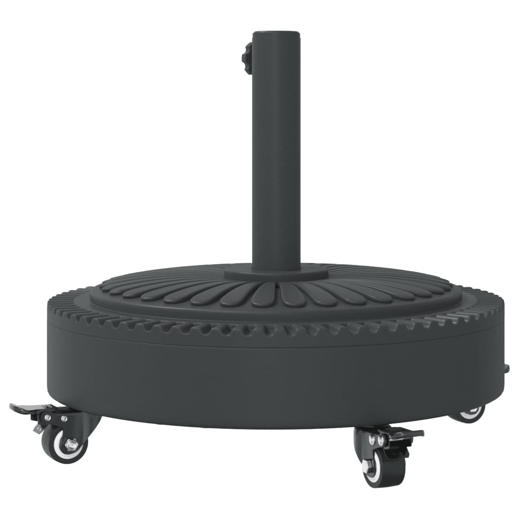Baza suncobrana s kotačima za stupove Ø 38/48 mm 27 kg okrugla