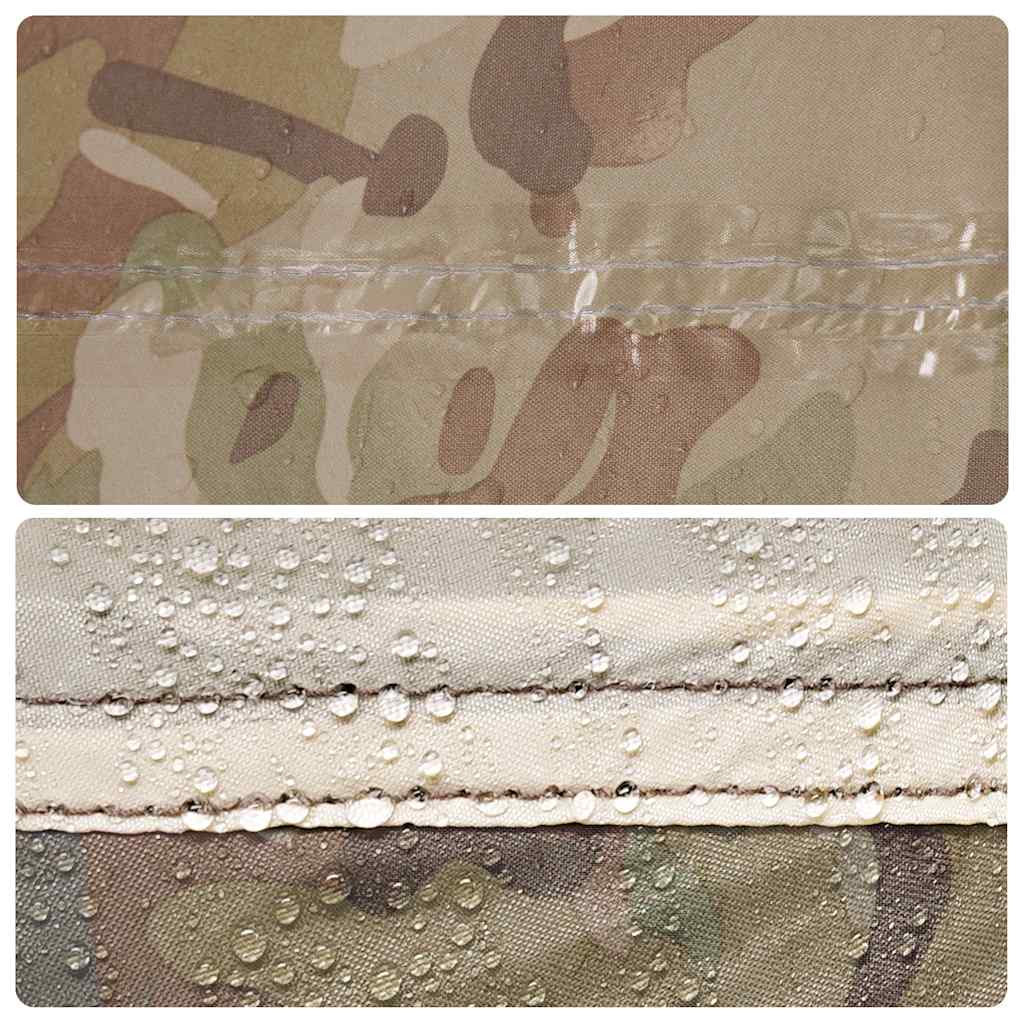 Šator za kampiranje za 4 osobe kamuflažni brzo otpuštanje