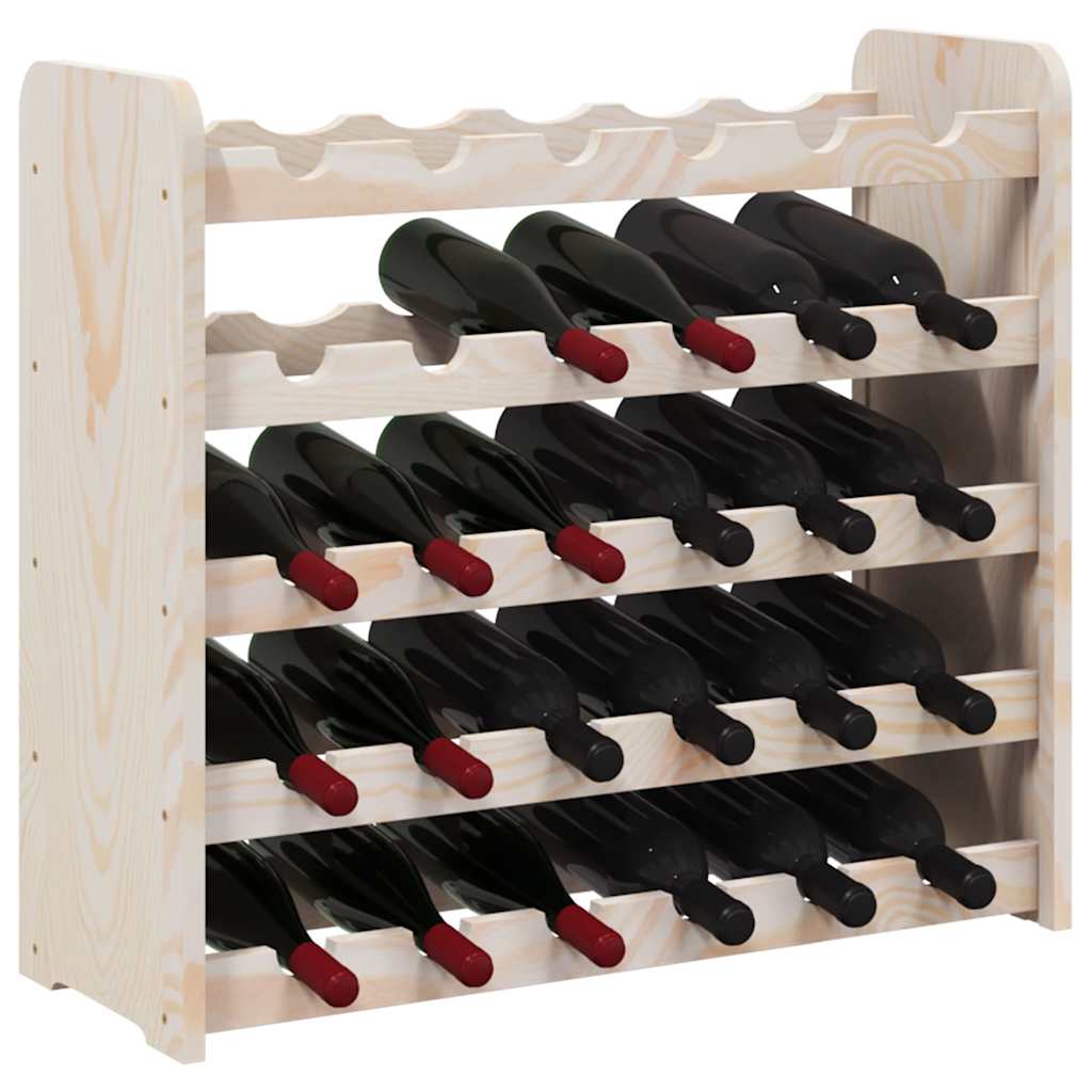 Stalak za vino 67,5 x 25 x 60 cm od masivne borovine