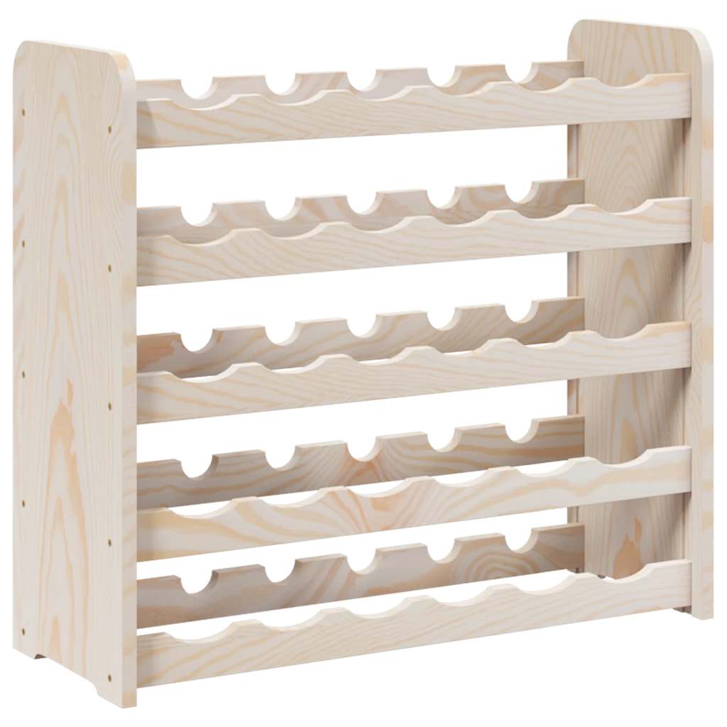 Stalak za vino 67,5 x 25 x 60 cm od masivne borovine