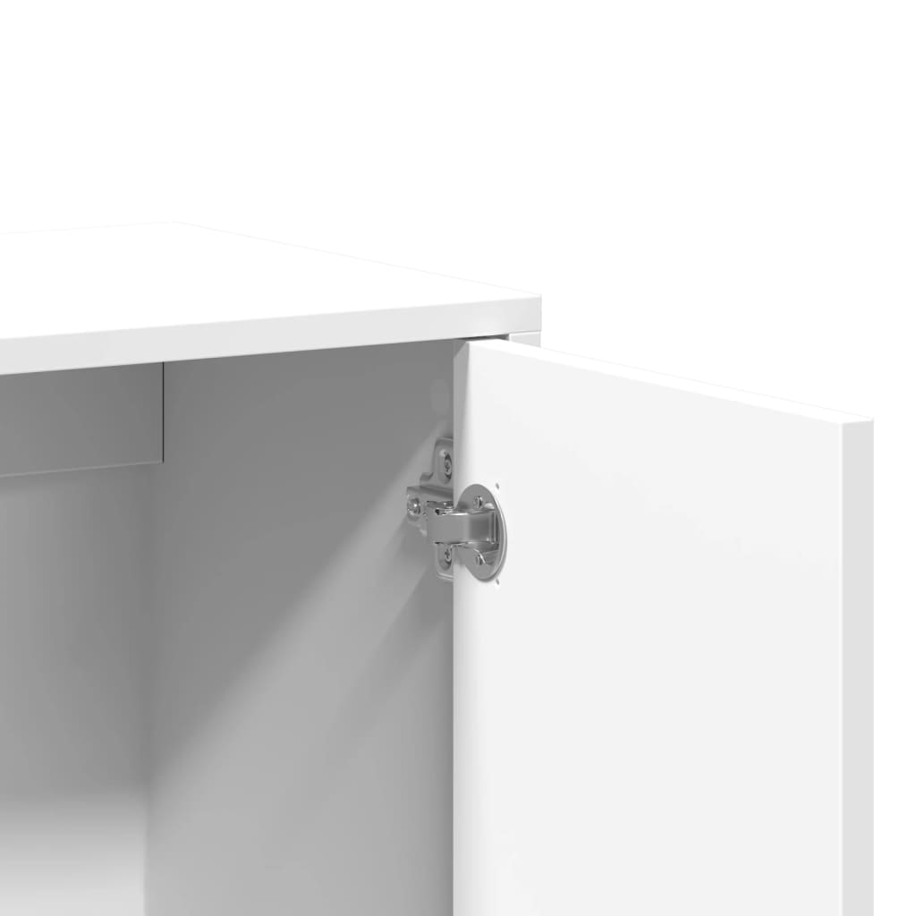 Komoda 2 kom bijela 60 x 31 x 70 cm od konstruiranog drva