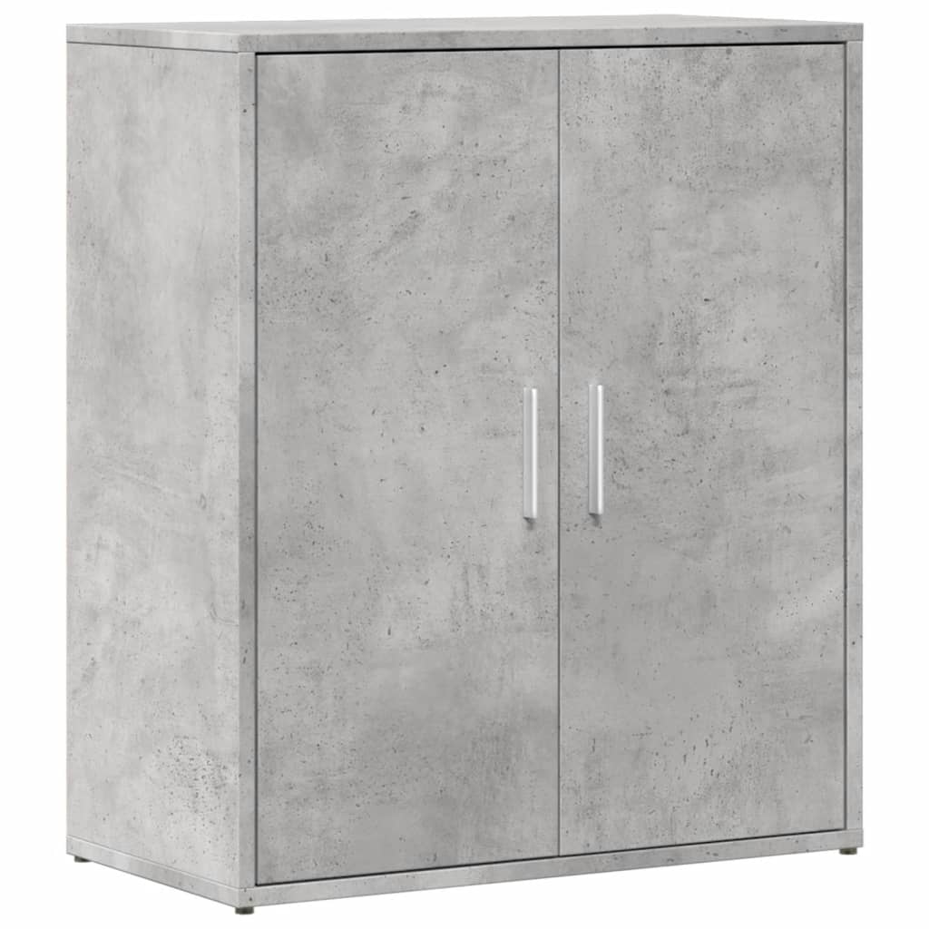 Komode 2 kom beton sive 60 x 31 x 70 cm od konstruiranog drva