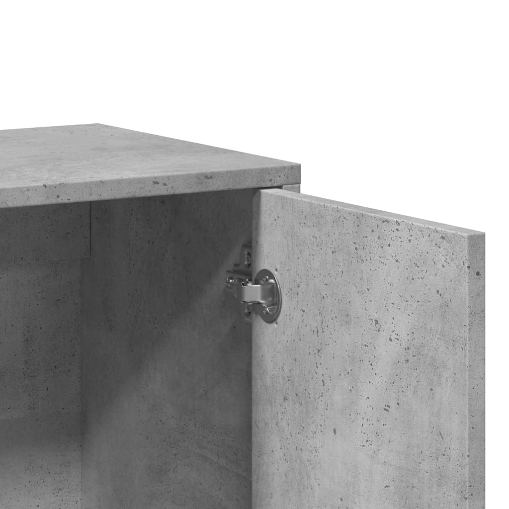 Komode 2 kom beton sive 60 x 31 x 70 cm od konstruiranog drva