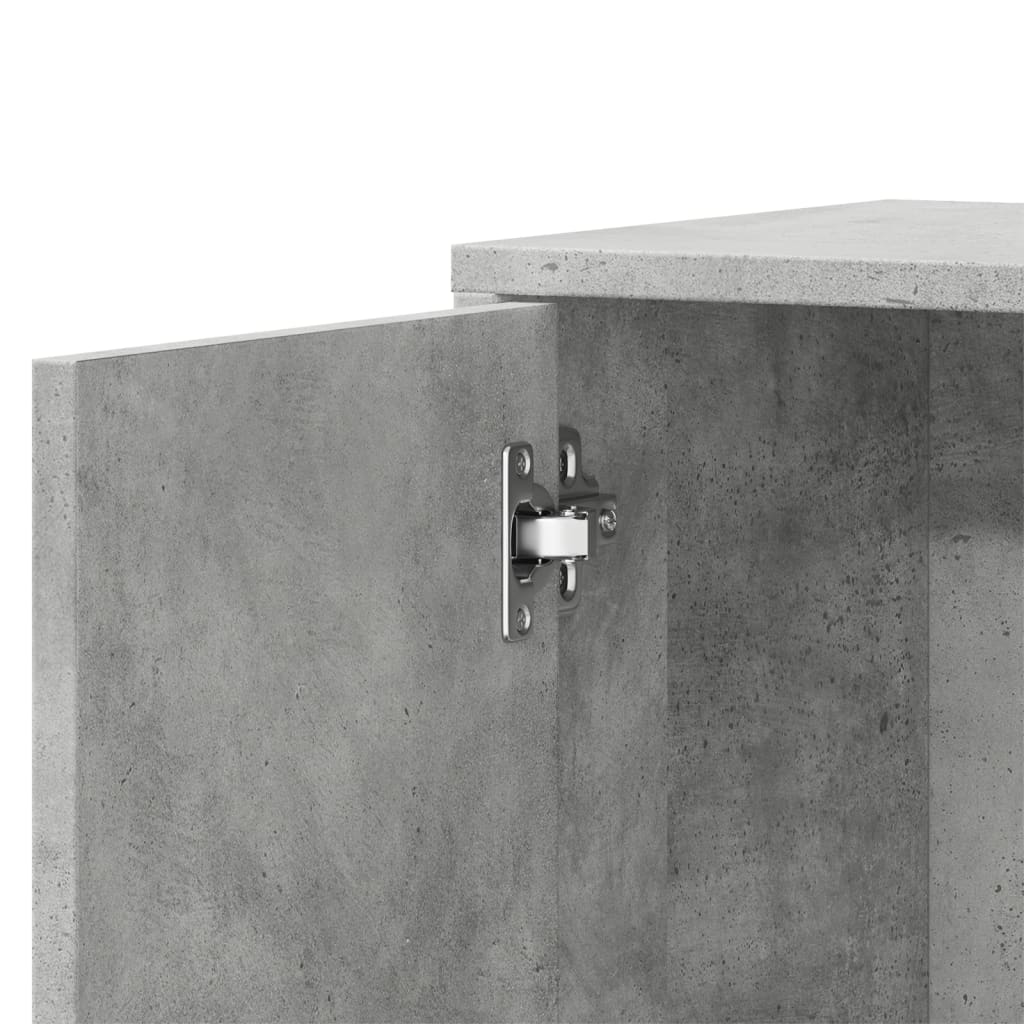 Komode 2 kom beton sive 60 x 31 x 70 cm od konstruiranog drva