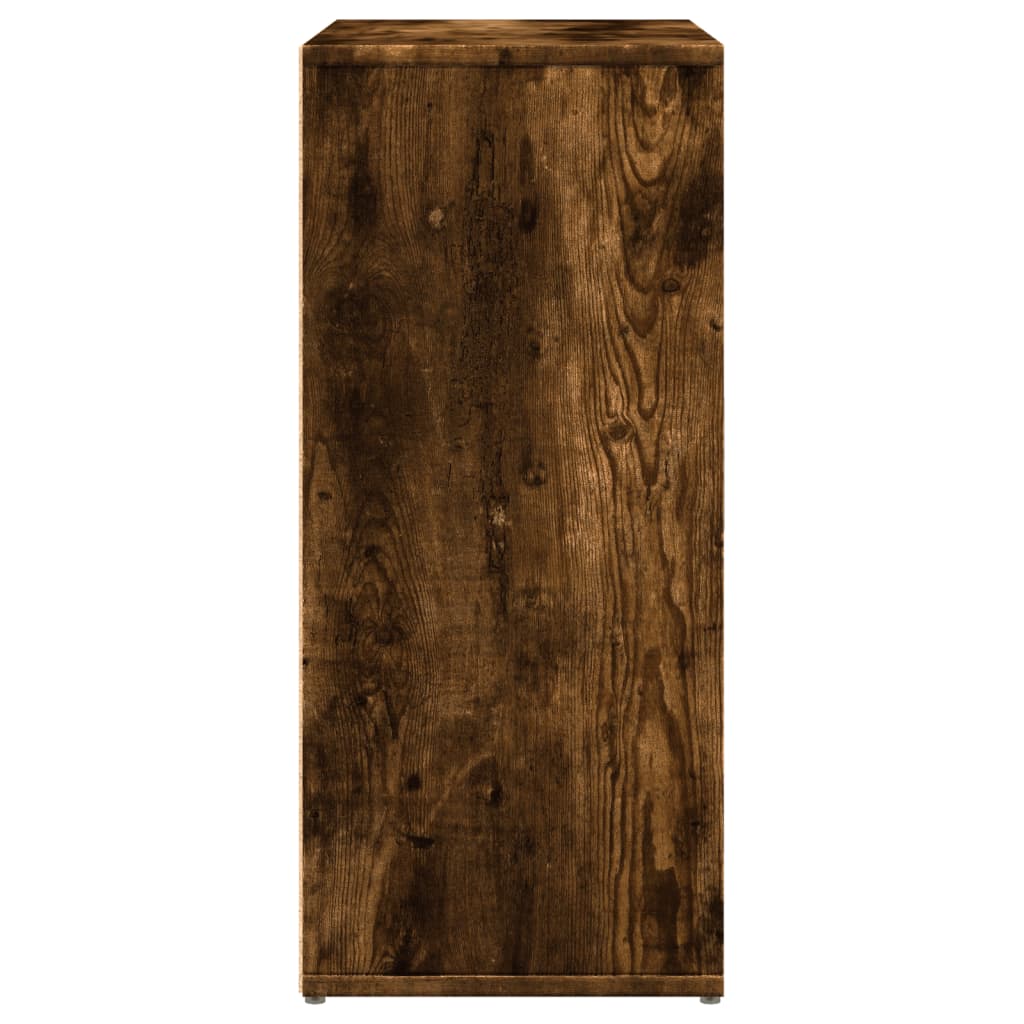 Komoda 2 kom dimljeni hrast 60x31x70 cm od konstruiranog drva