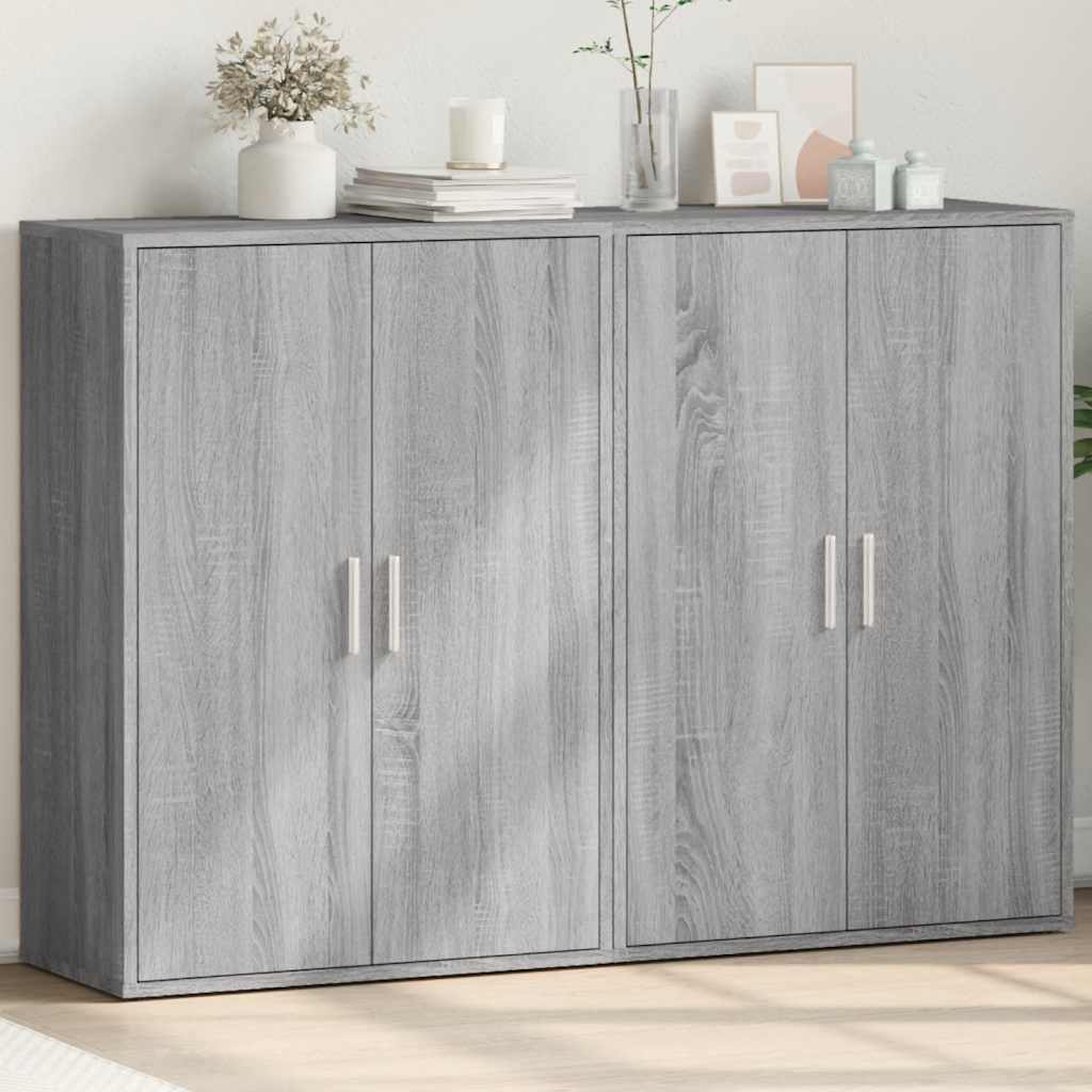 Komoda 2 kom boja hrasta sonome 60x31x84 cm konstruiranog drva