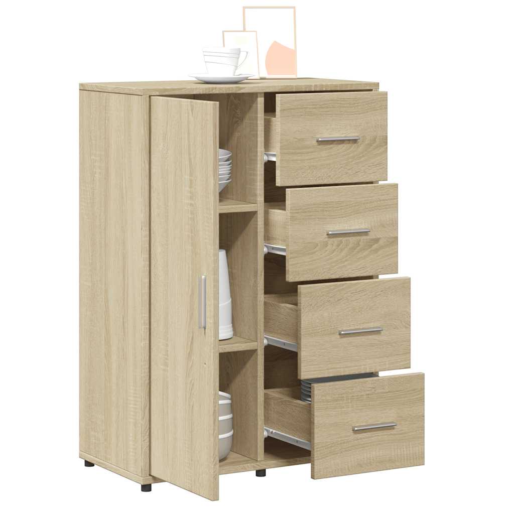 Komoda 2 kom boja hrasta sonome 60x31x84 cm konstruiranog drva