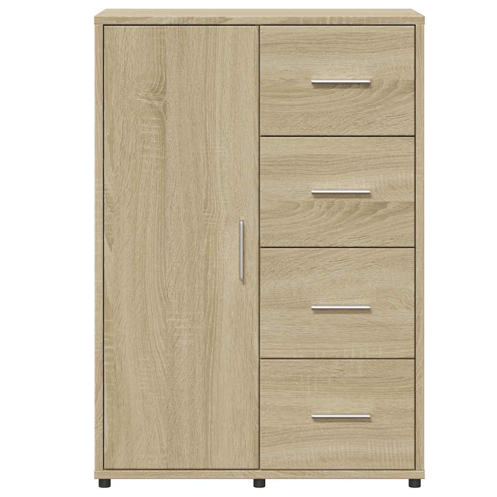 Komoda 2 kom boja hrasta sonome 60x31x84 cm konstruiranog drva