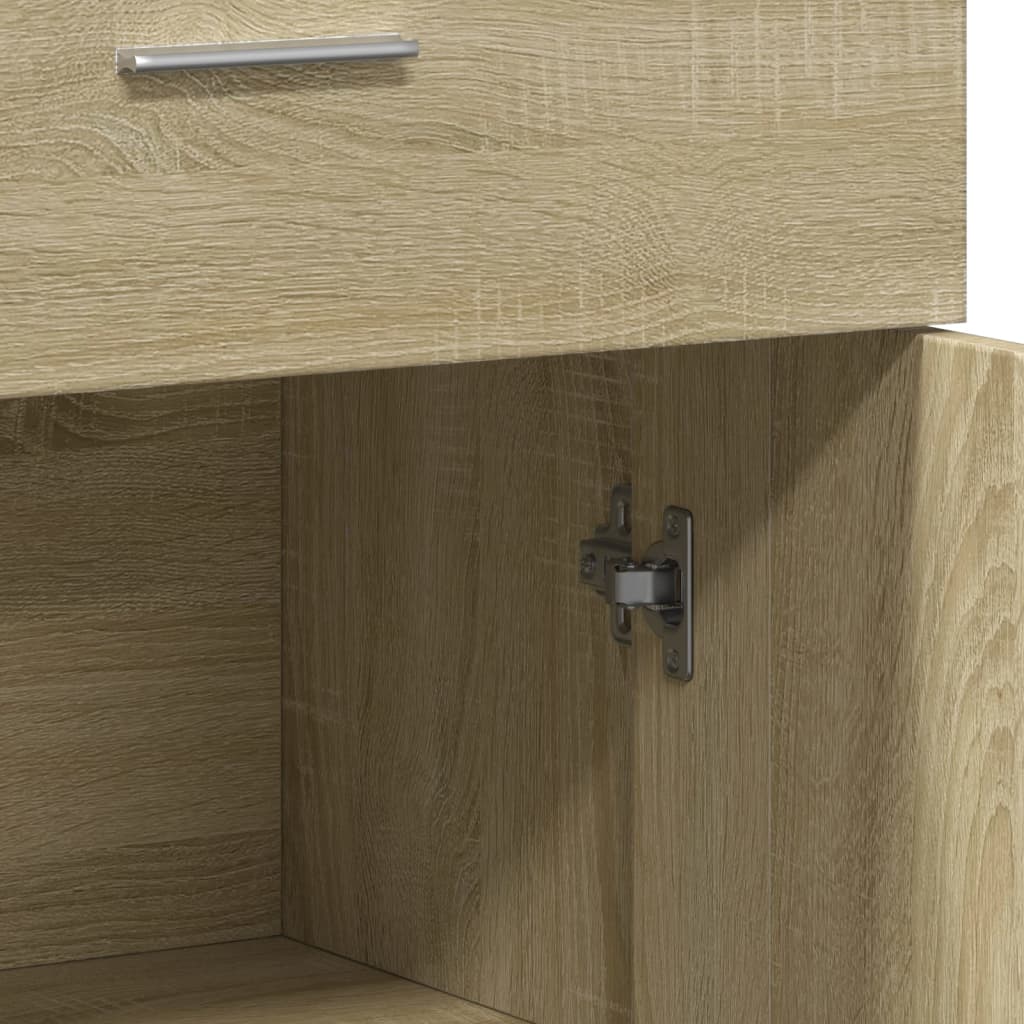 Komoda 2 kom boja hrasta sonome 60x30x84 cm konstruirano drvo