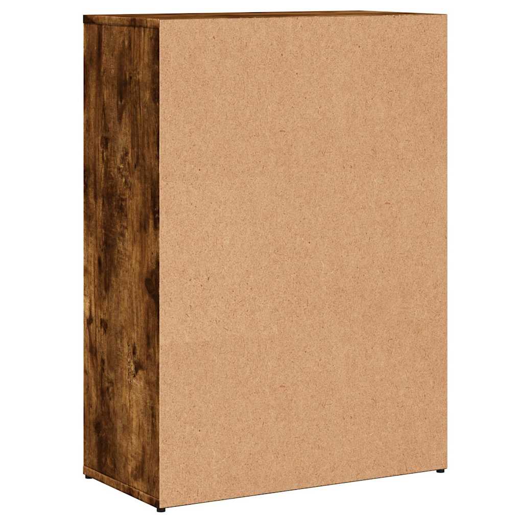 Komoda 2 kom boja dimljenog hrasta 60x30x84cm konstruirano drvo