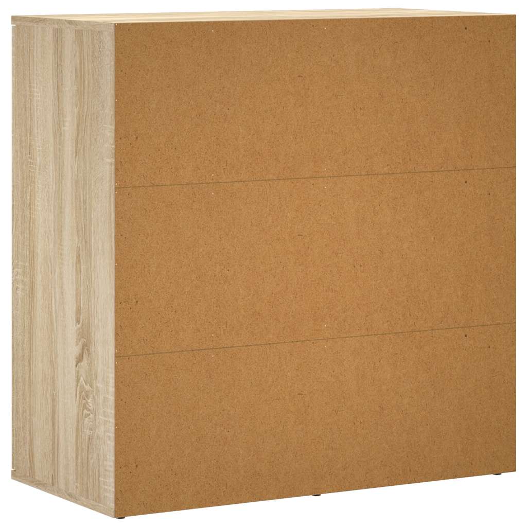 Komoda 2 kom sonoma hrast 79x38x80 cm od konstruiranog drva