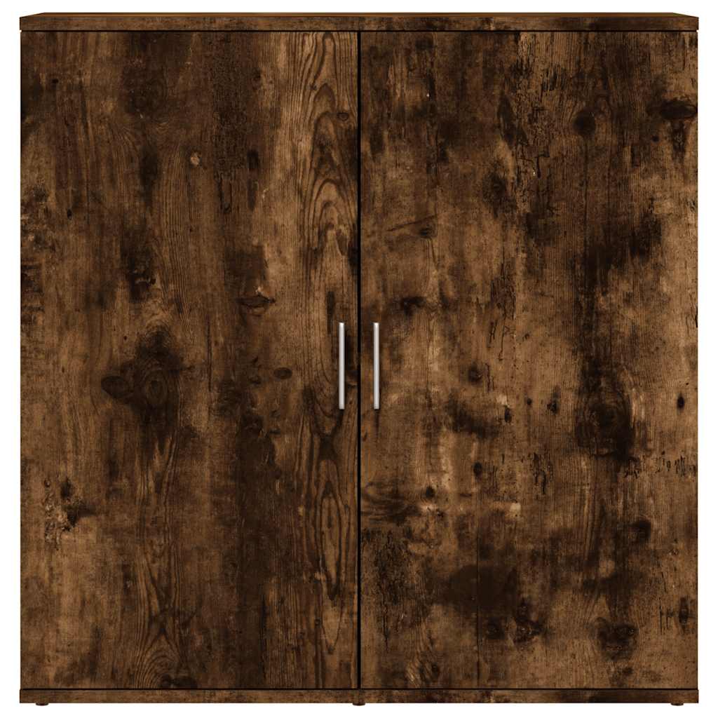 Komoda 2 kom boja dimljenog hrasta 79x38x80cm konstruirano drvo