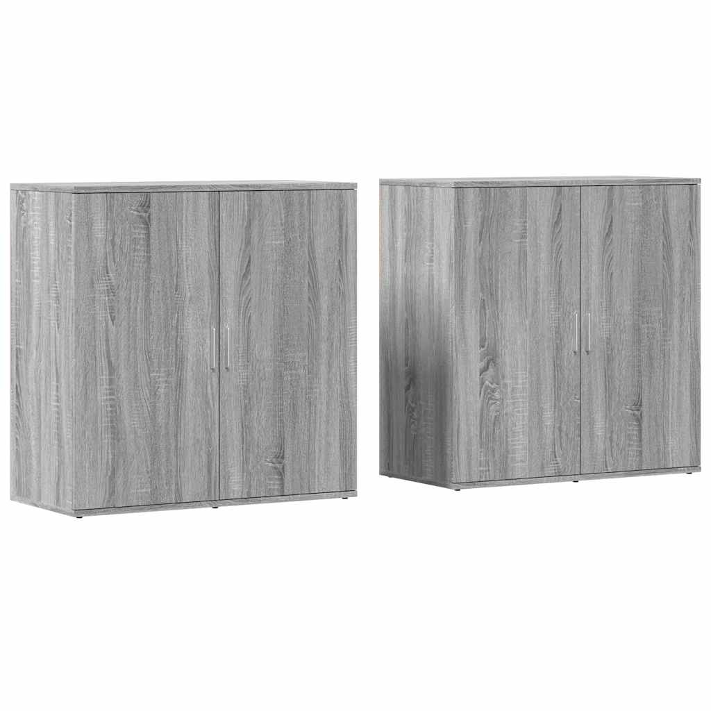 Komoda 2 kom boja hrasta sonome 79x38x80 cm konstruiranog drva