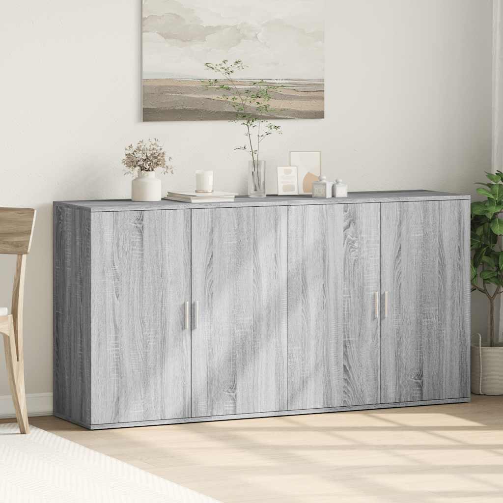 Komoda 2 kom boja hrasta sonome 79x38x80 cm konstruiranog drva
