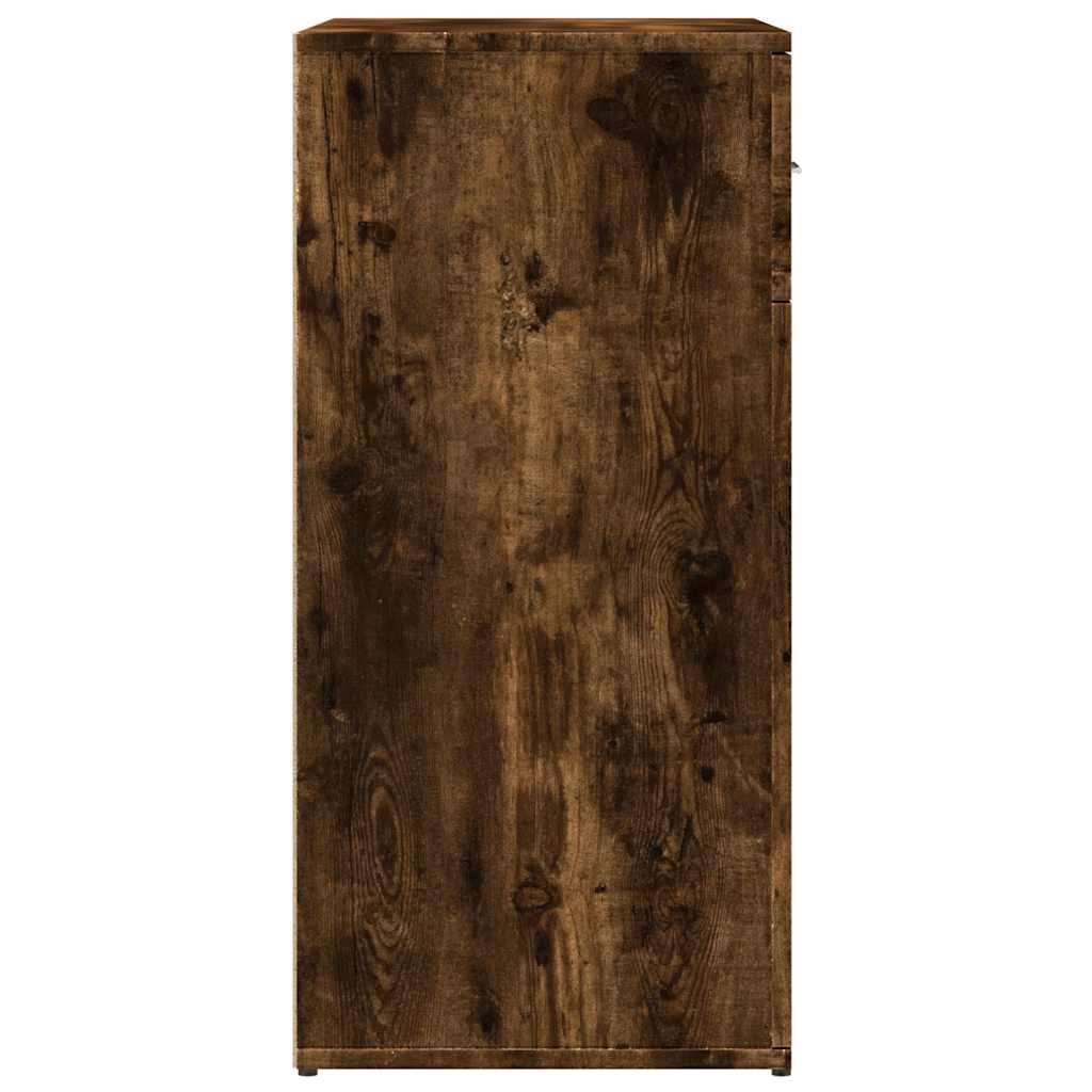 Komoda 2 kom boja dimljenog hrasta 79x38x80cm konstruirano drvo