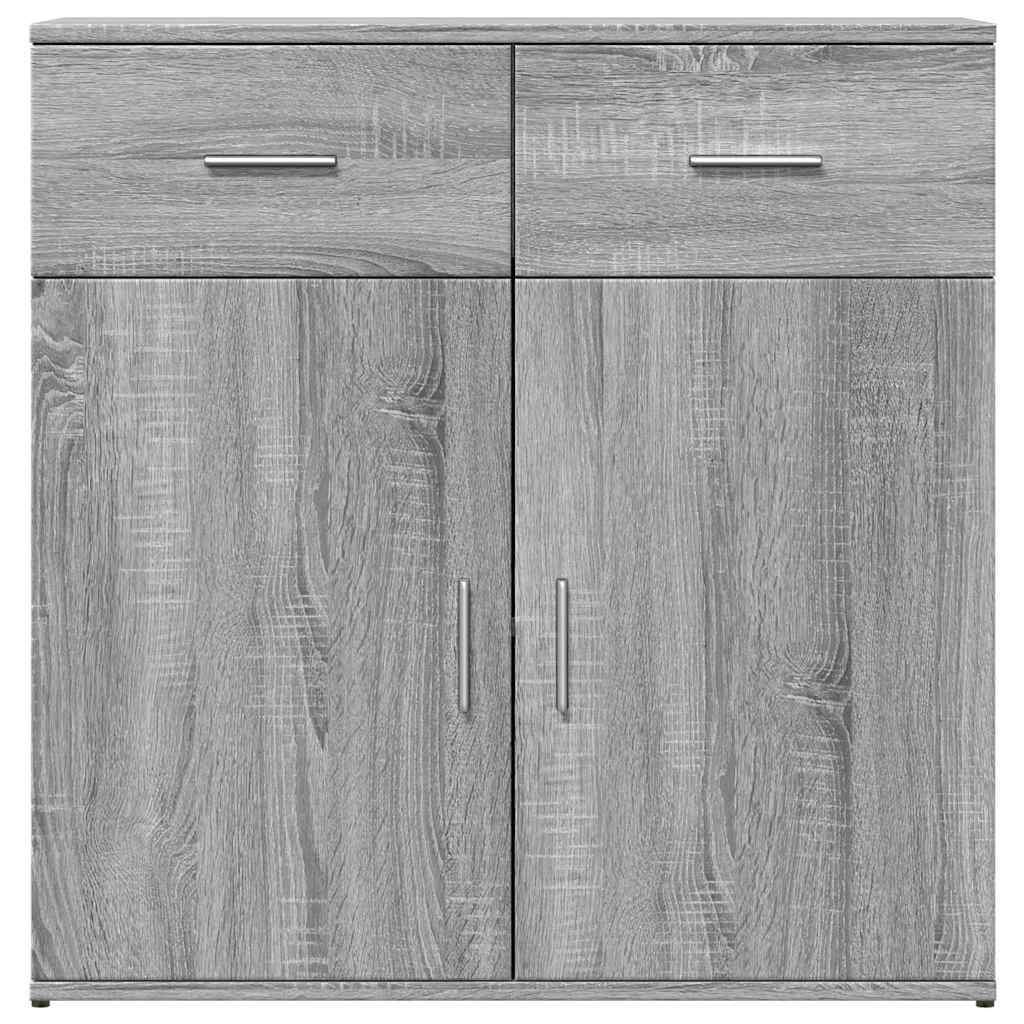Komoda 2 kom boja hrasta sonome 79x38x80 cm konstruiranog drva