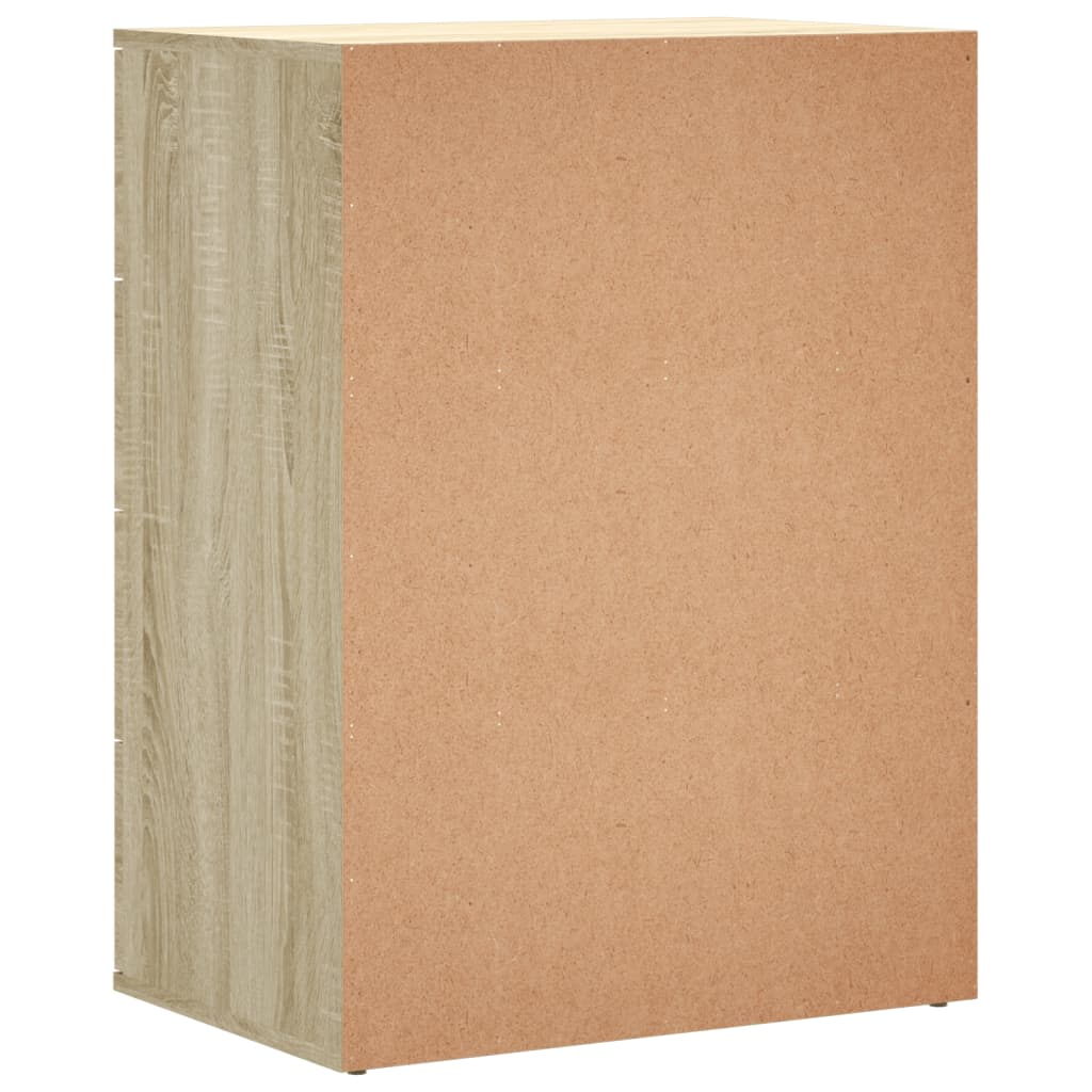 Komoda 2 kom boja hrasta sonome 60x39x80 cm konstruiranog drva