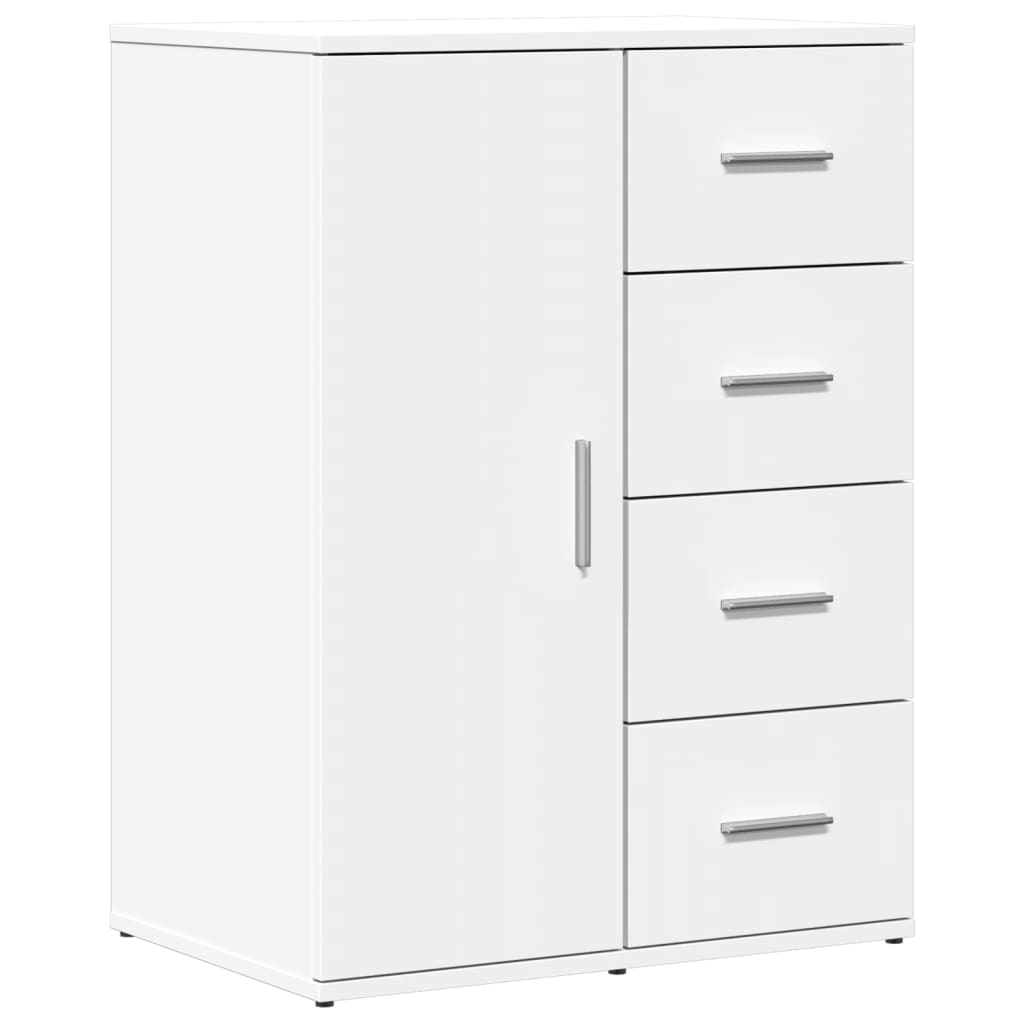 Komoda 2 kom bijela 59 x 39 x 80 cm od konstruiranog drva