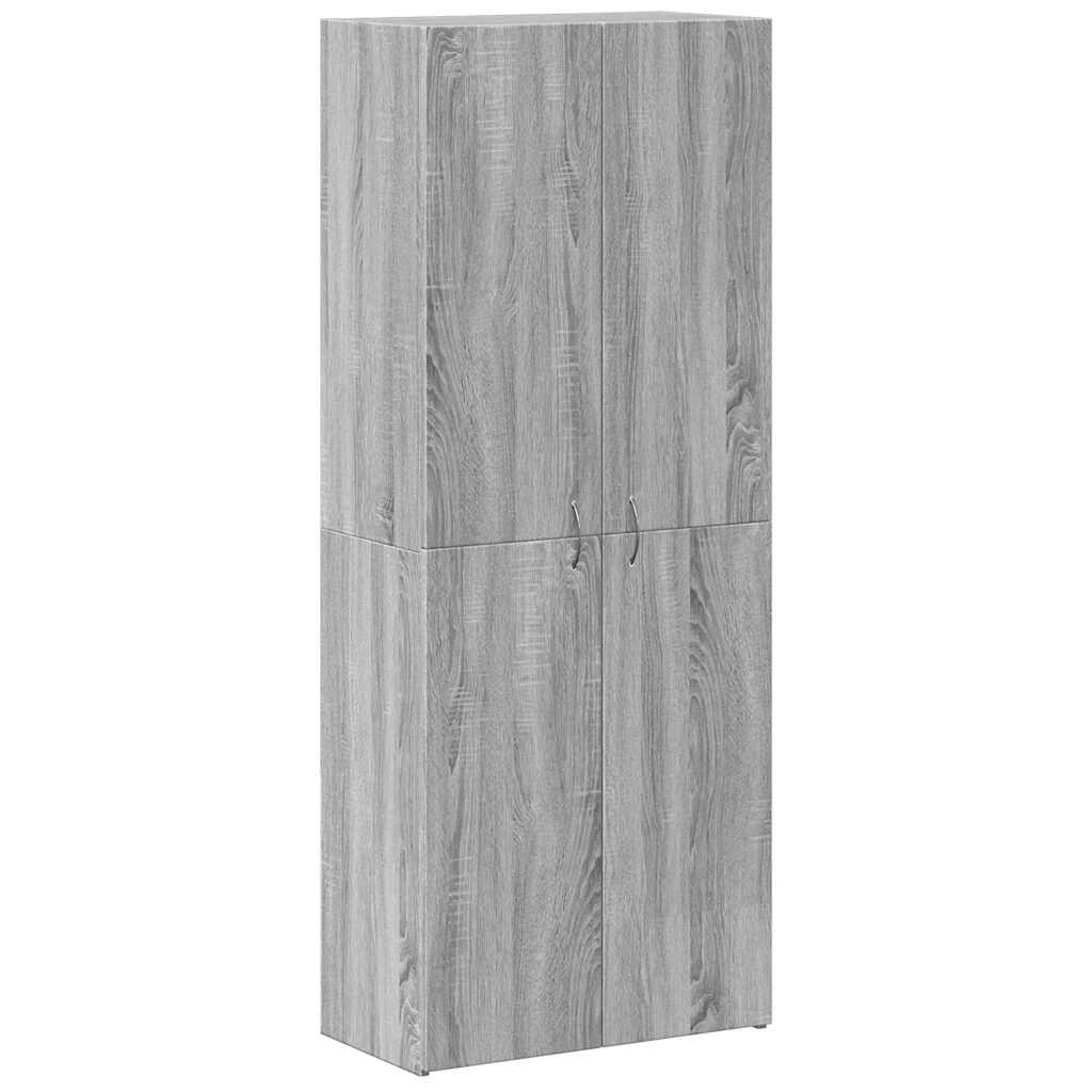 Ormar za spise sivi Sonoma 60x32x153 cm izrađeno drvo