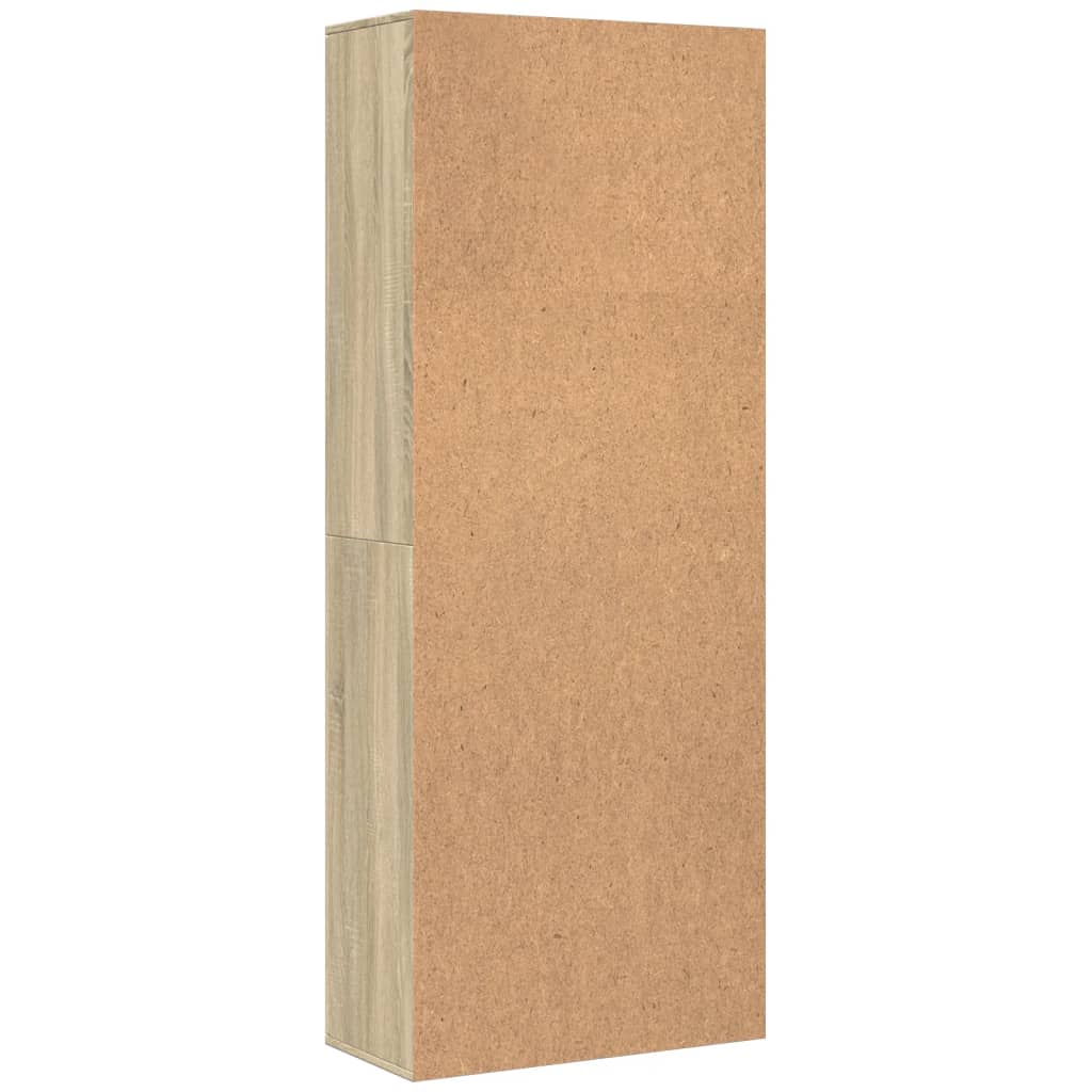 Visoka komoda hrasta sonome 70x35x180 cm od konstruiranog drva