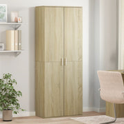 Visoka komoda hrasta sonome 70x35x180 cm od konstruiranog drva
