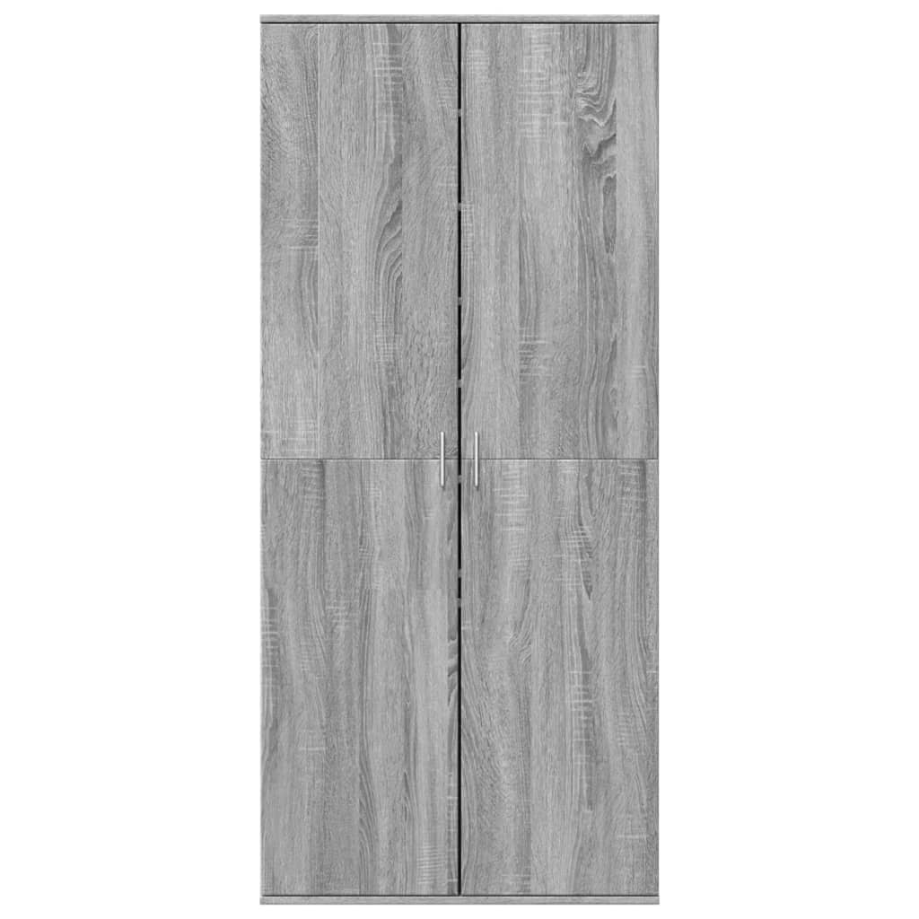 Ormarić za cipele boja hrasta 80x39x178 cm konstruirano drvo