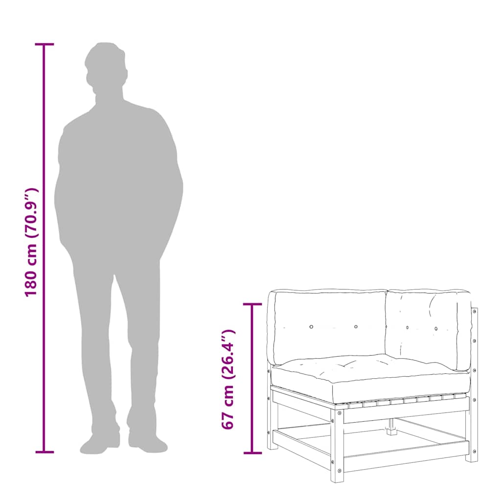 Trosjed od tkanine tamnosivi 210 cm