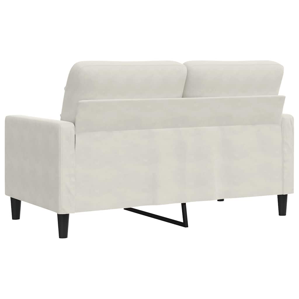 Dvosjed krem 120 cm baršunasti