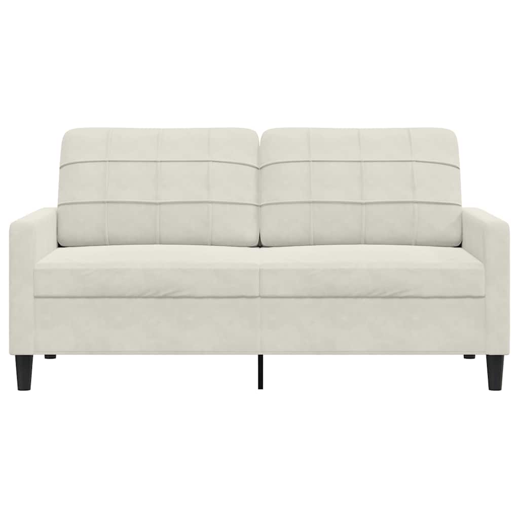 Dvosjed krem 140 cm baršunasti