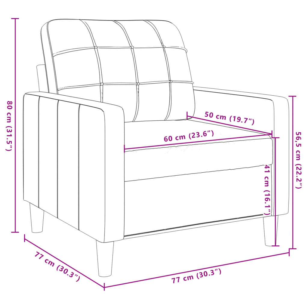3-dijelni set sofa s jastucima ružičasti baršunasti