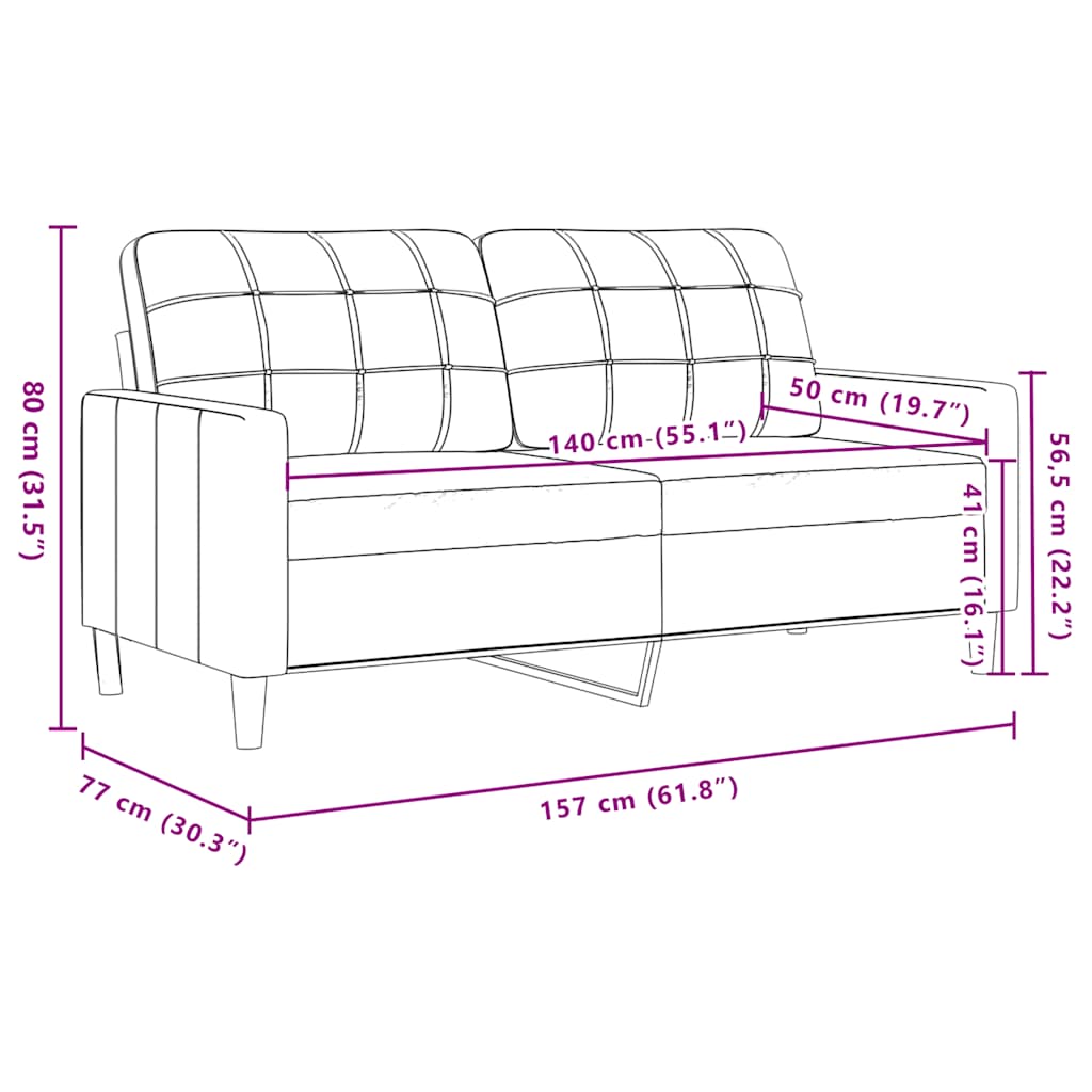 4-dijelni set sofa s jastucima smeđi baršunasti