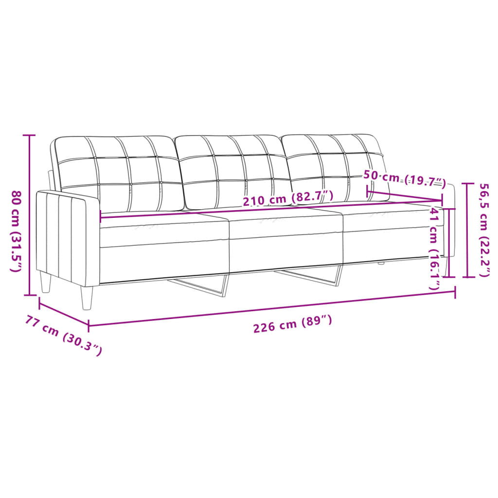 4-dijelni set sofa s jastucima crvena boja vina baršunasti