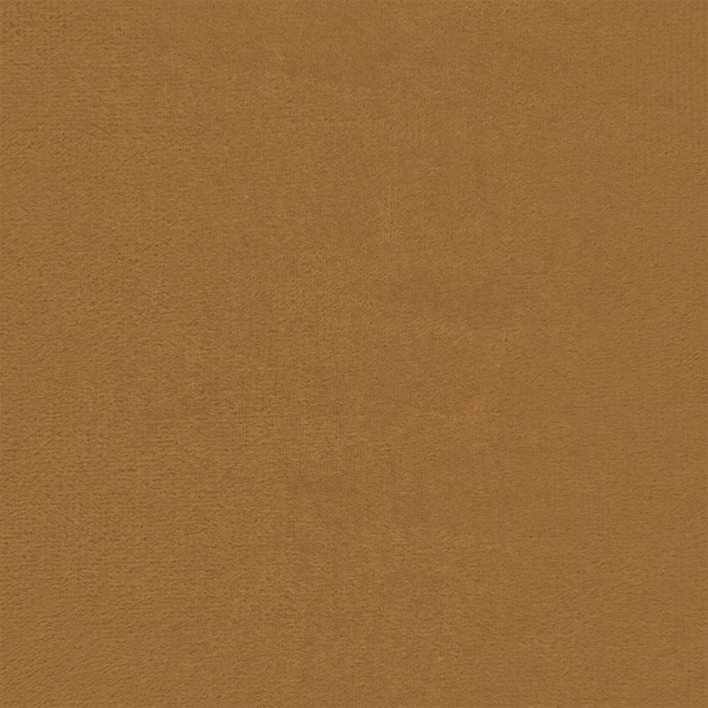 4-dijelni set sofa s jastucima smeđi baršunasti