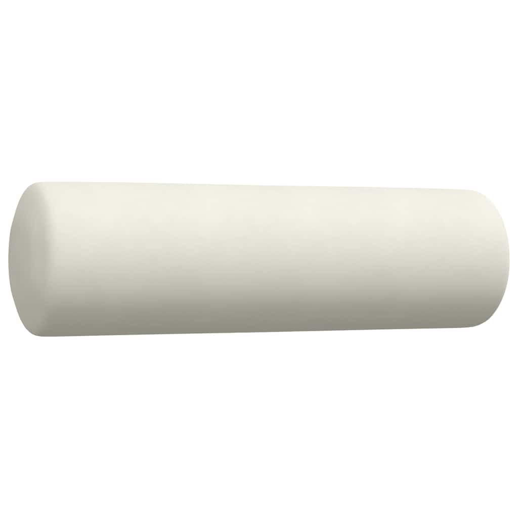 3-dijelni set sofa s jastucima krem baršunasti