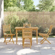 Sklopive vrtne stolice 4 kom 43 x 54 x 88 cm od bambusa