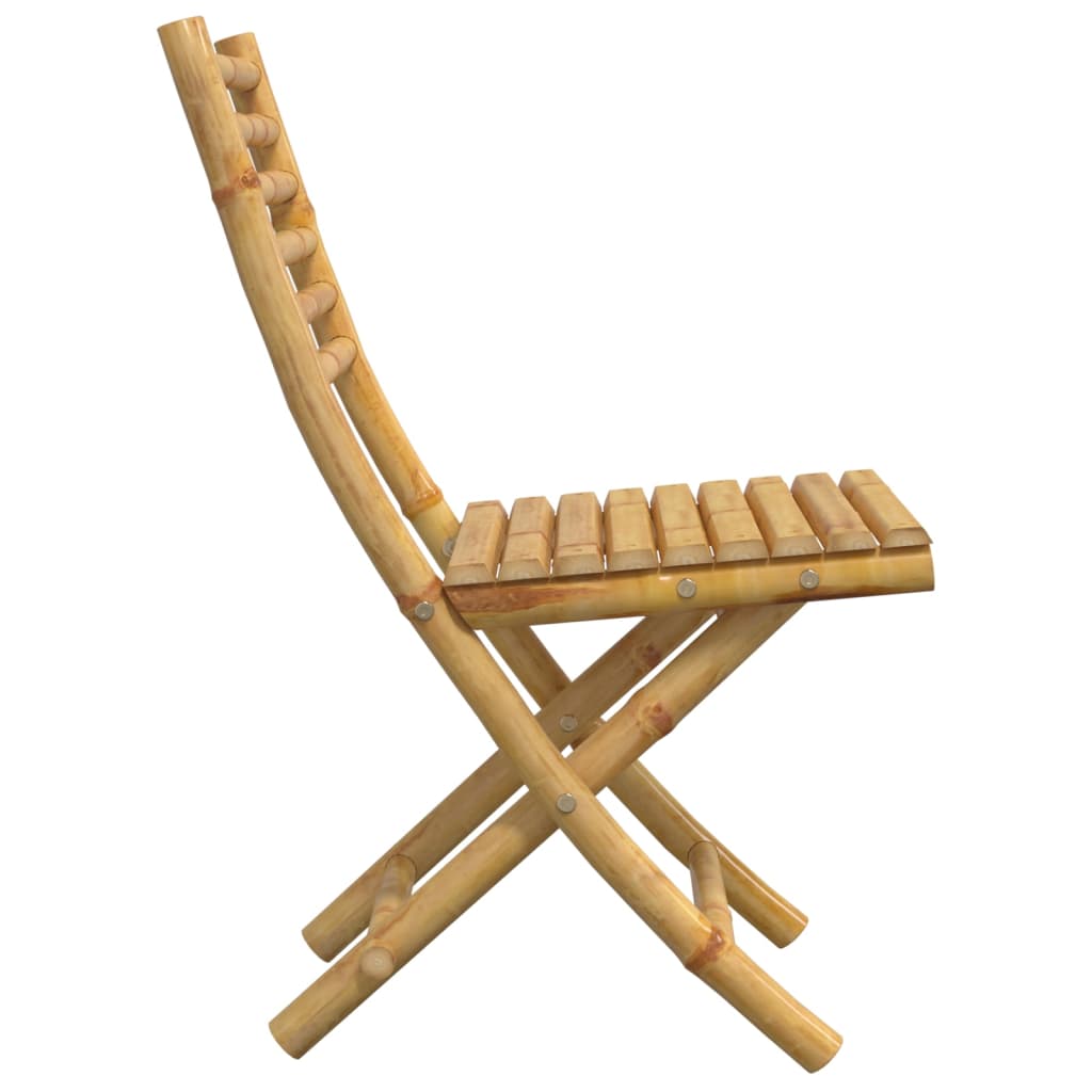 Sklopive vrtne stolice 8 kom 43 x 54 x 88 cm od bambusa