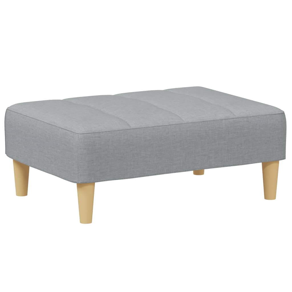 Tabure svjetlosivi 77x55x31 cm od tkanine