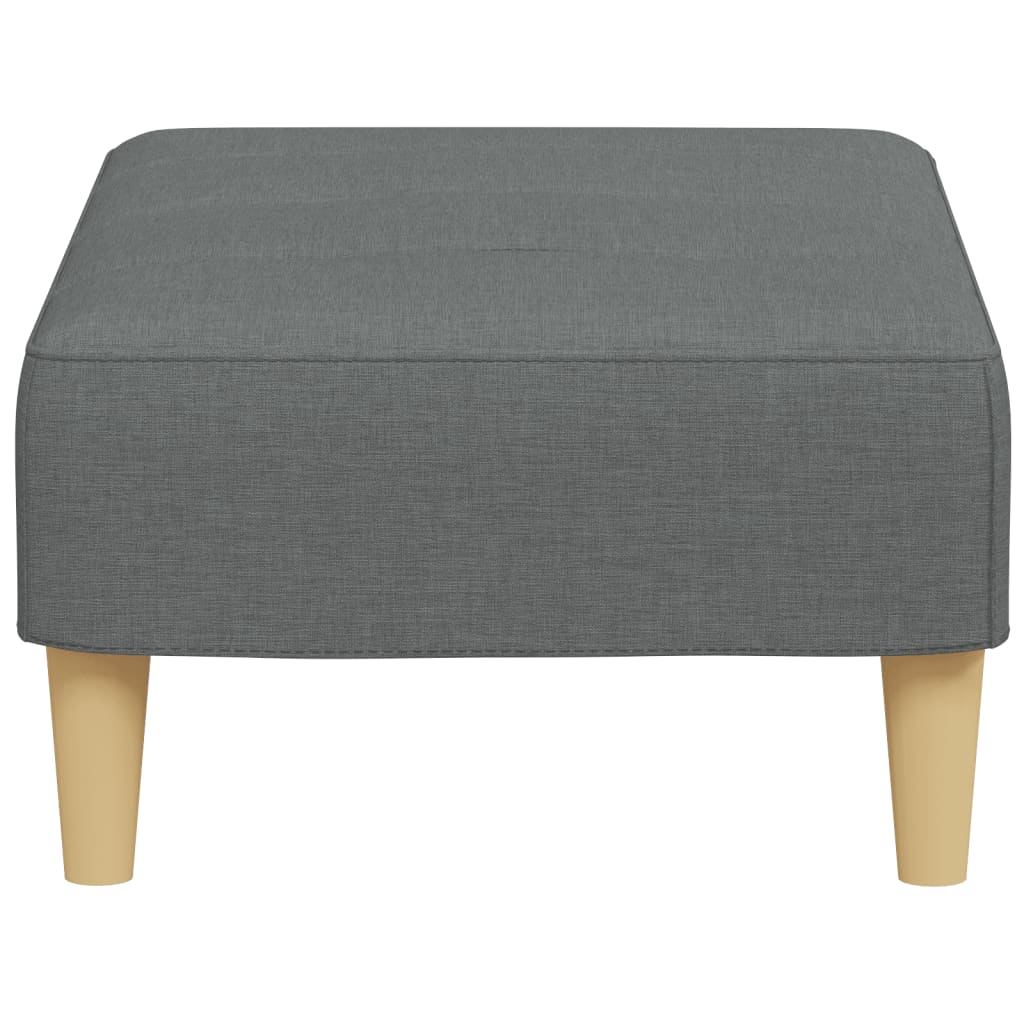 Tabure tamnosivi 77x55x31 cm od tkanine