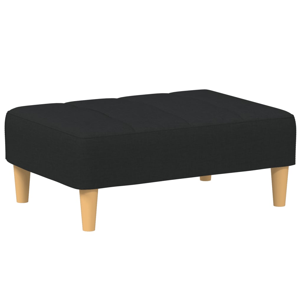 Tabure crni 77x55x31 cm od tkanine