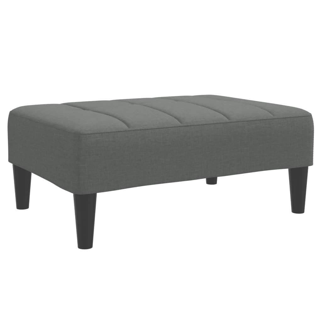 Tabure tamnosivi 77x55x31 cm od tkanine
