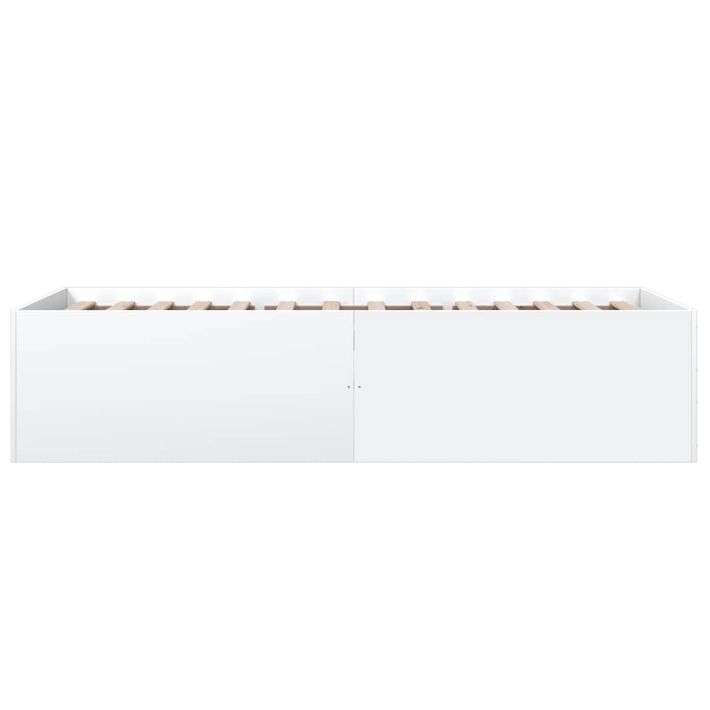 Okvir za krevet bijeli 90x190 cm konstruirano drvo