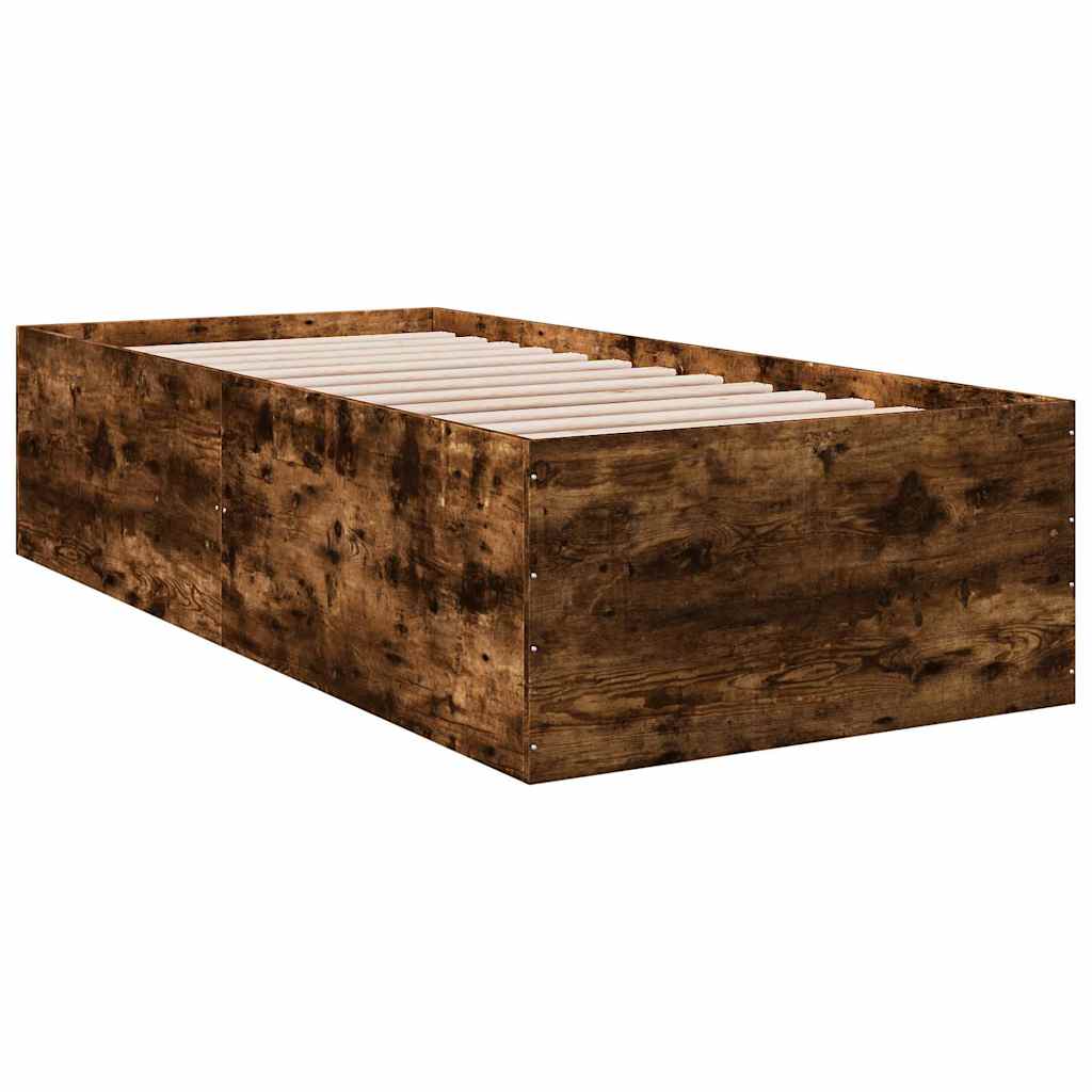Okvir za krevet boja hrasta 90x190 cm konstruirano drvo
