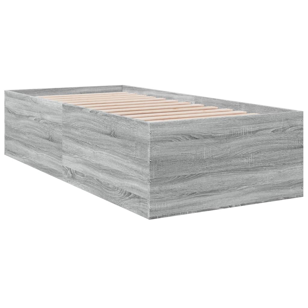 Okvir za krevet boja hrasta 90x190 cm od konstruiranog drva