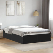 Okvir za krevet crni 120x190 cm konstruirano drvo