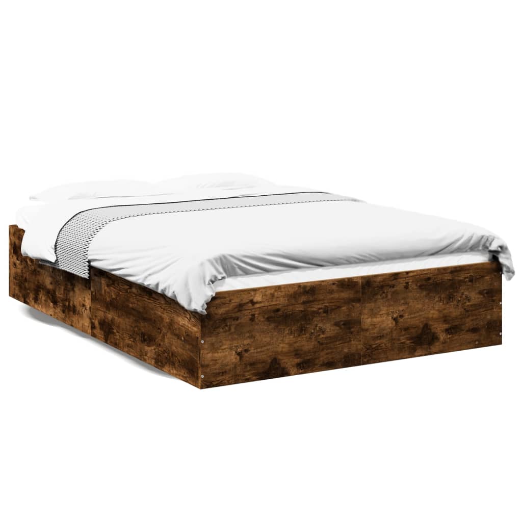 Okvir za krevet boja hrasta 120x190 cm konstruirano drvo