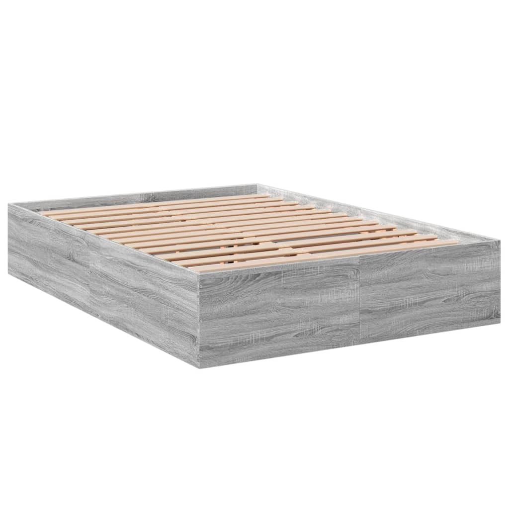 Okvir za krevet boja hrasta 120x190 cm od konstruiranog drva