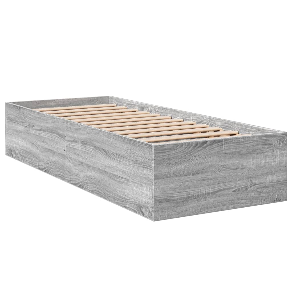 Okvir za krevet boja hrasta 90x200 cm od konstruiranog drva