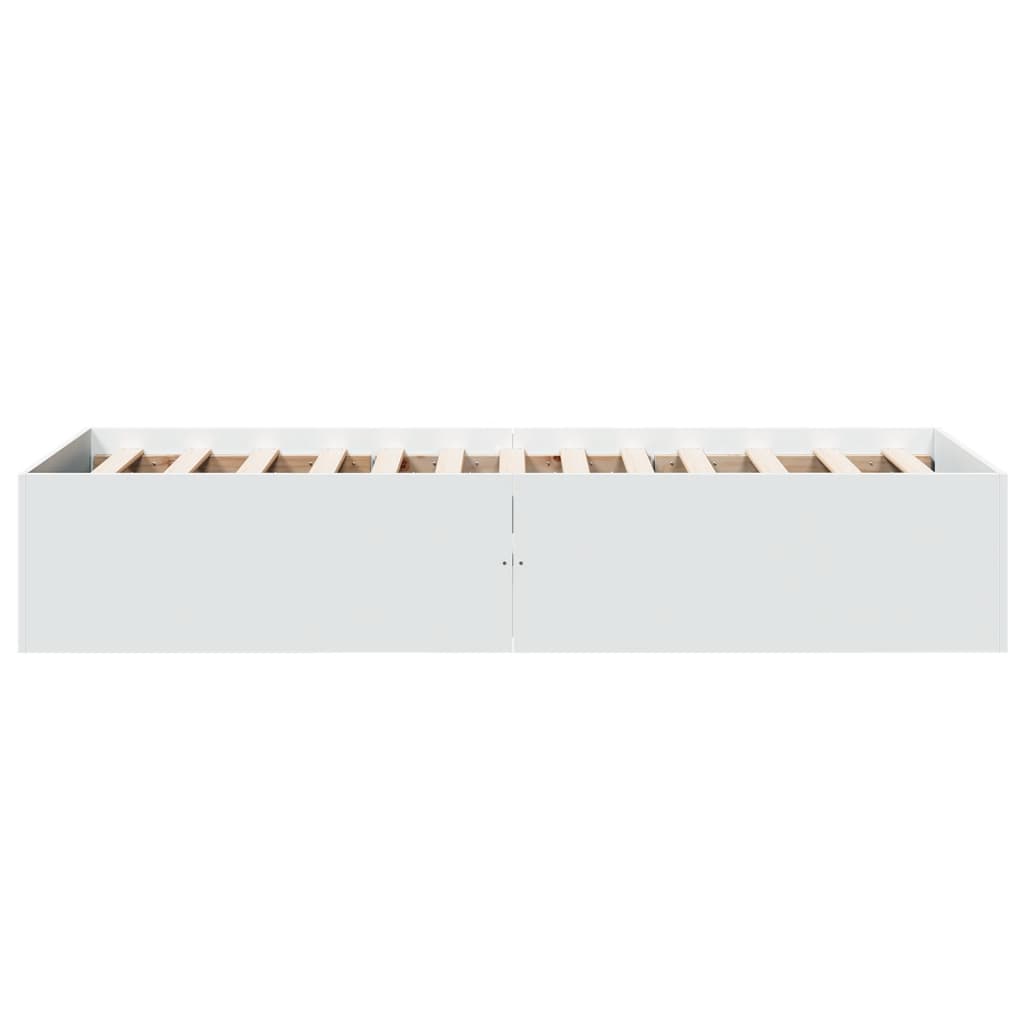 Okvir za krevet bijeli 90x190 cm konstruirano drvo