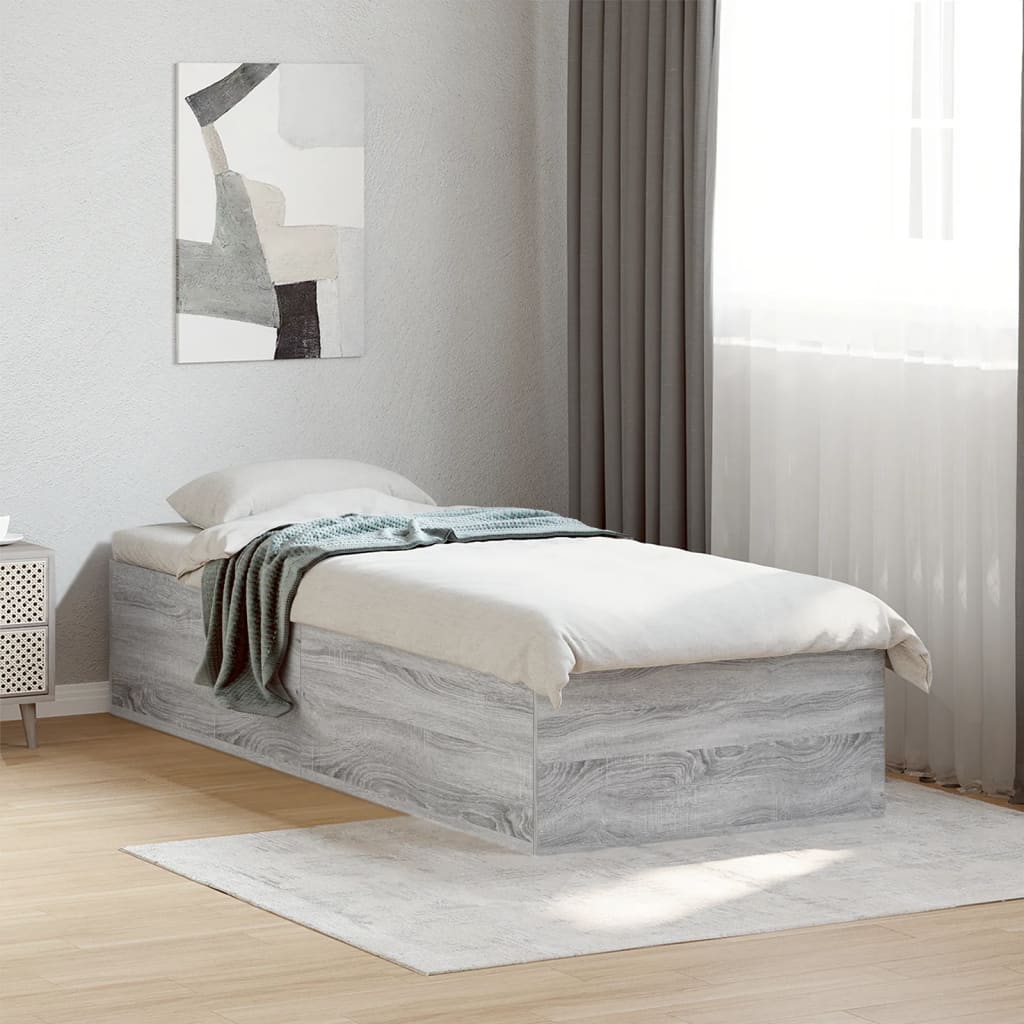 Okvir za krevet boja hrasta 90x190 cm od konstruiranog drva