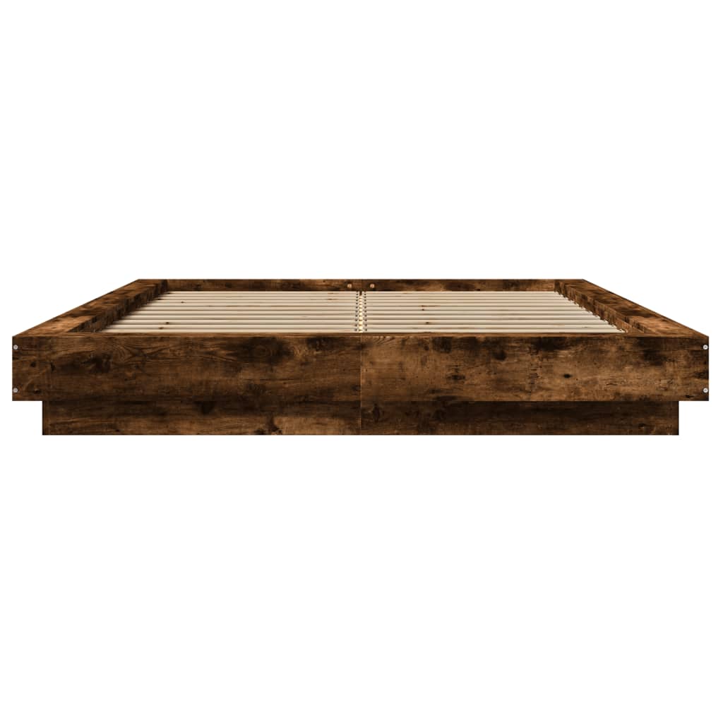 Okvir za krevet boja hrasta 140x190 cm konstruirano drvo
